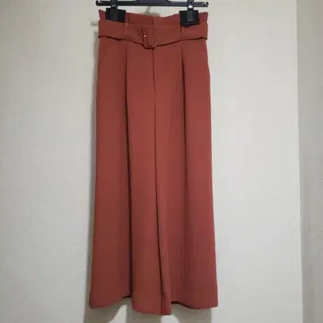리랜드트루 벨트 포함 와이드 팬츠