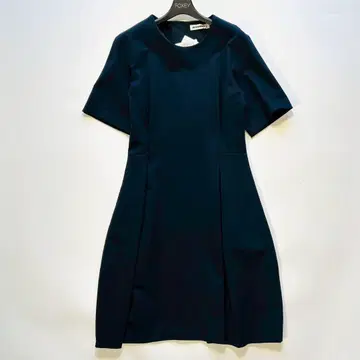 새상품 JIL SANDER 질 샌더 턱 블라우스 원피스 네이비