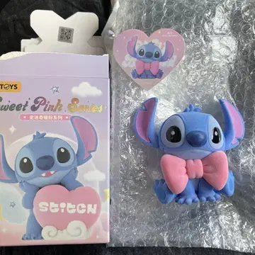 52TOYS 스티치 Sweet Pink Series 피규어 리본