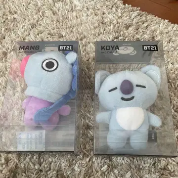 BTS MANG & KOYA 백 참 세트