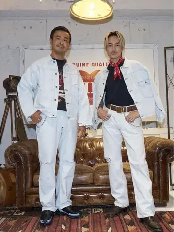 이마이치 류지 RILY R&Y SP BLEACH JEANS 후지와라 유