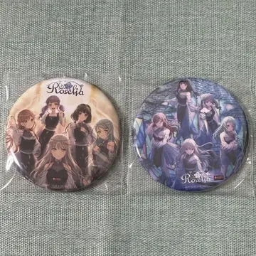 Roselia 구매 혜택 캔뱃지 16th 17th CD