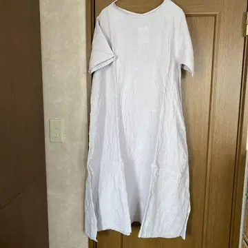 린넨 원피스 반팔 롱