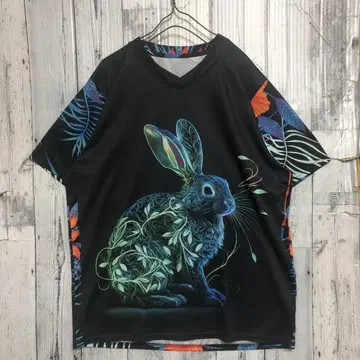 CORE3 Rabbit 스포츠 저지 티셔츠 XL 토끼 플라밍고