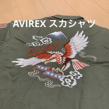 AVIREX 스카 셔츠 베토 셔츠 밀리터리
