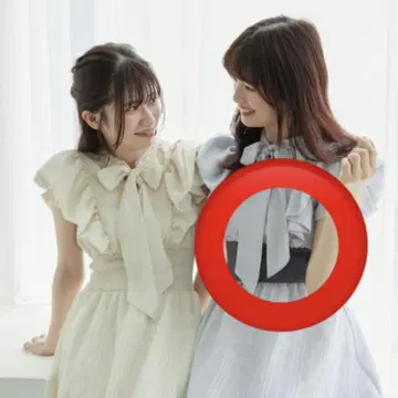 보타이 프릴 코르셋 원피스 마제스틱 레곤