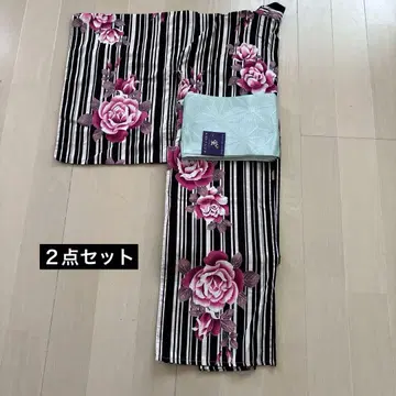 모던 유카타 오비 세트