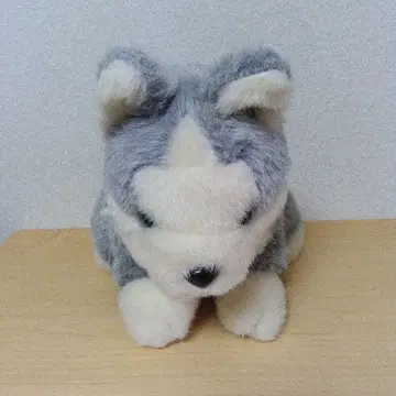 MOC HOUS 시베리안 허스키 봉제 인형 쇼와 레트로