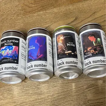 back number 팝업 STORE 라벨 드링크 4종 세트