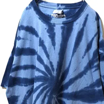 코로아 서프 컴퍼니 올 패턴 T셔츠 타이다이 XL 구제 의류
