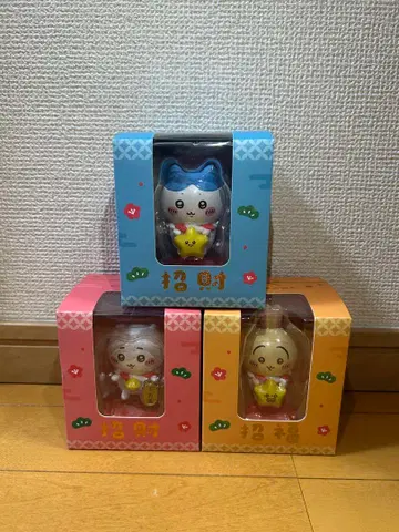 치이카와 하치와레 토끼 마스코트 3개 세트 대만 한정품 7-11