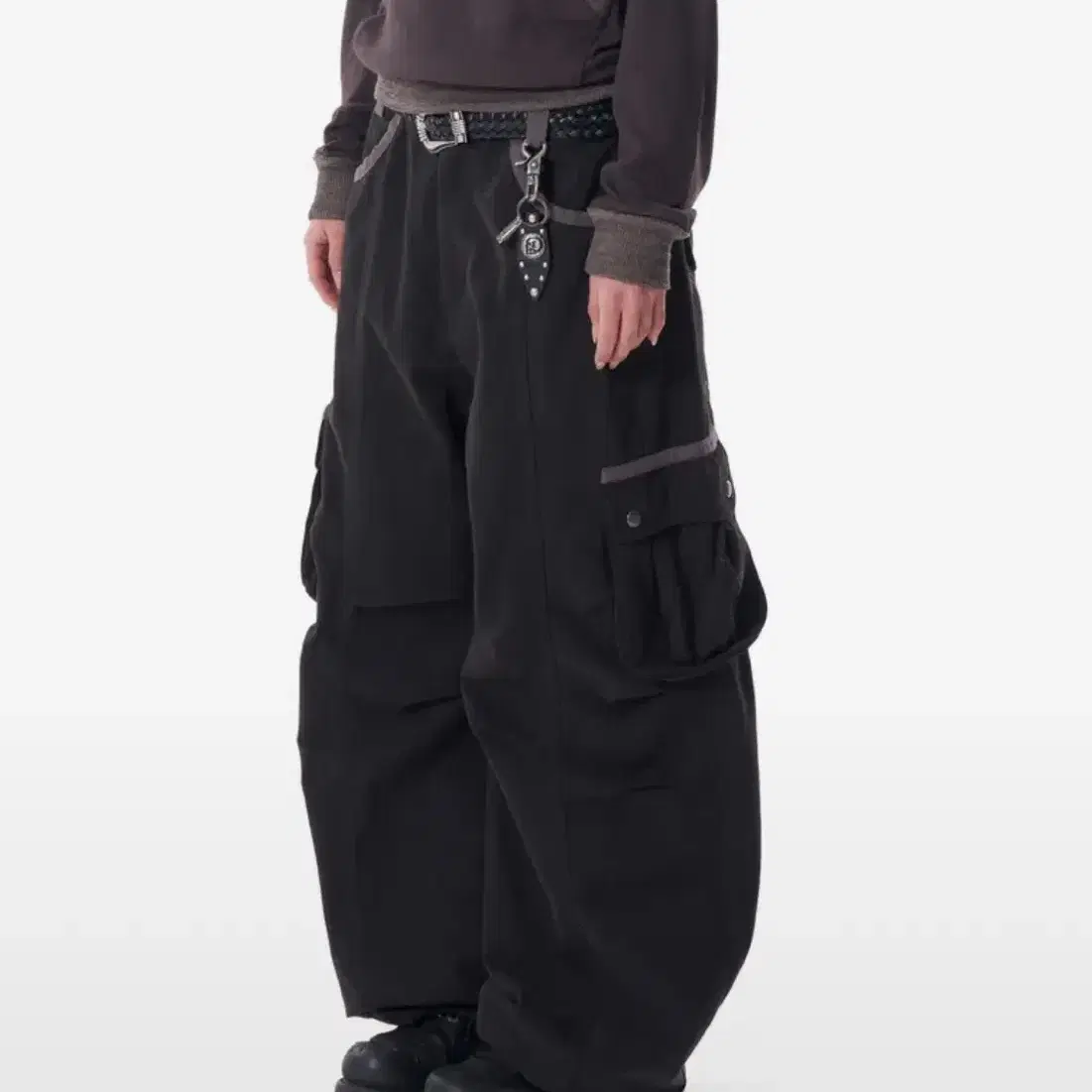 AAKAM Multi Studded Cotton Pants AAKAM Multi Studded Cotton Pants