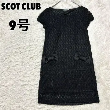 SCOT CLUB 스콧클럽 (9) 리본 전체 레이스 원피스