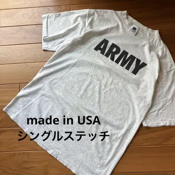80s 90s USA제 ARMY 반팔 티셔츠 소매 싱글 스티치