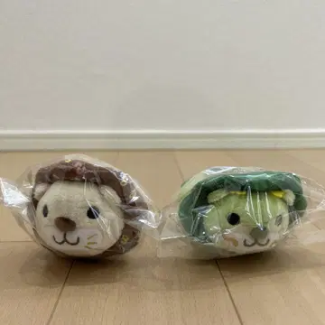 사자와 개구리 마스코트 세트