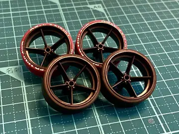 미니 사륜구동 페라 타이어 약 25.7mm 로우프릭션