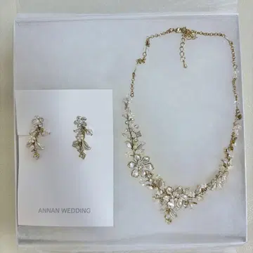 ANNAN WEDDING 인기 No2 펄 목걸이 세트 LM016 골드