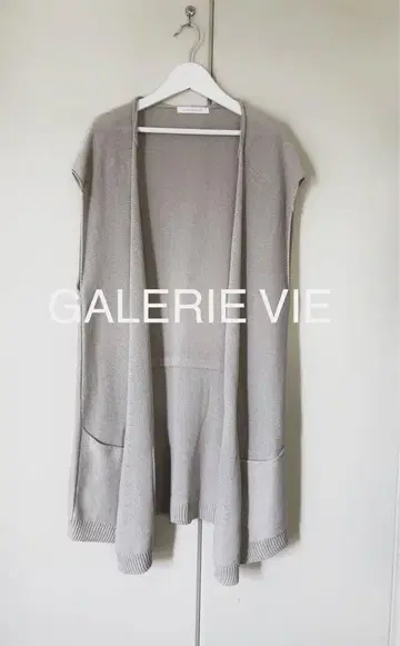 GALERIE VIE 갤러리 바이 코튼 니트 베스트