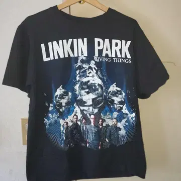 빈티지 LINKIN PARK LIVING THINGS 티셔츠 M