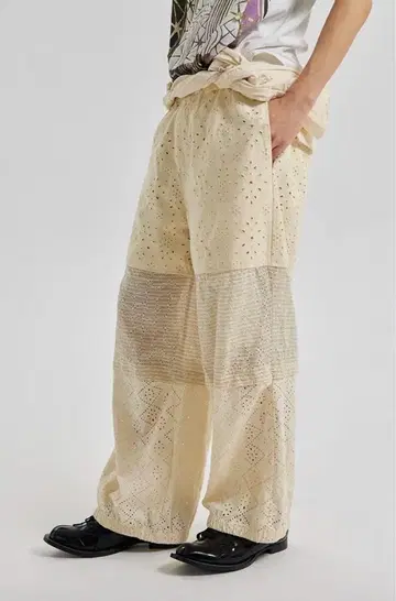 [CONP] Lace Slacks Pants
