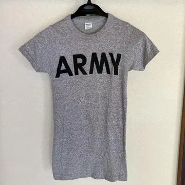 초레어 사이즈 80년대 champion ARMY 크롭티