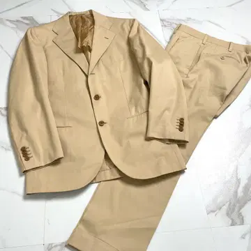 구하기 어려움 키튼 kiton 수트 셋업 코튼 원단 브라운
