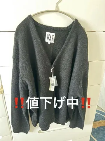 WAX 블랙 가디건 M 사이즈 WK-0214