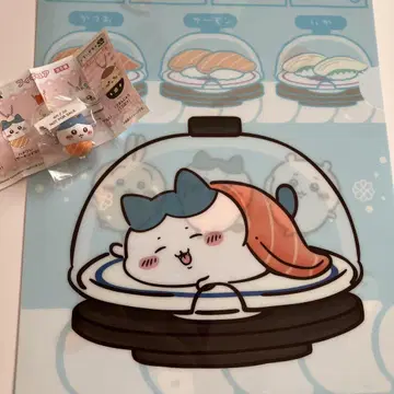 쿠라스시 치이카와 (먼작귀) 하치와레 피규어 클리어 파일 세트