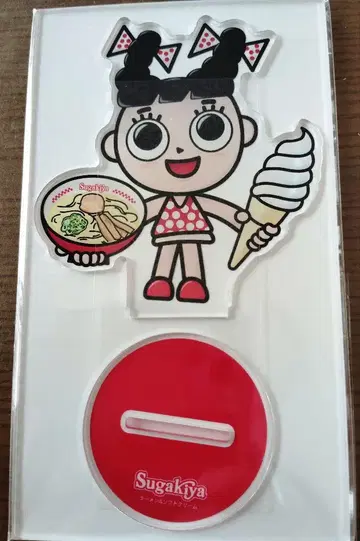 수카기야 스가키야 수짱 아크릴 스탠드 라면과 소프트 크림