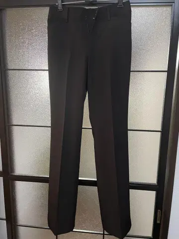 블랙 슬랙스 스트레이트 핏