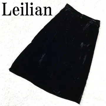Leilian 레리안 벨로아 스커트 블랙 13 B8816