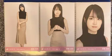 노기자카46 카키 하야카 브로마이드 슬리브리스 컴프