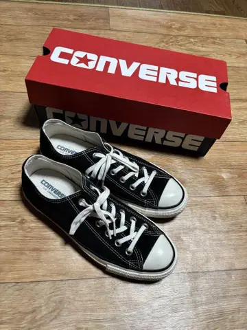 CONVERSE 블랙 스니커즈 26 사이즈 외부 박스 있음