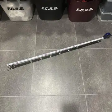 빈티지 네이비 가죽 벨트