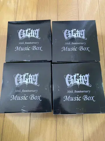 GLAY GIGO 한정판 뮤직 박스 4종 세트