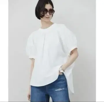 캘런솔로지 코튼 린넨 콤비 풀오버