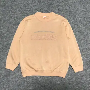 HANES 스웨트 셔츠 베이지 M 062701