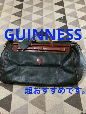 GUINNESS 다크 그린 보스턴 백. 비즈니스 백 등으로도 활용 가능.