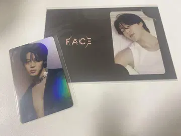 Jimin FACE 포토 카드 2장 세트