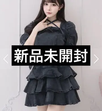 pium 피움 티어드 프릴 미니 원피스