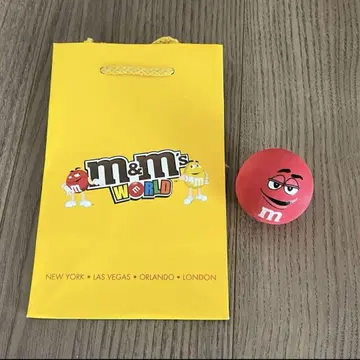 정품! 미사용 새상품 레어 m&m's 안테나 토퍼 레드