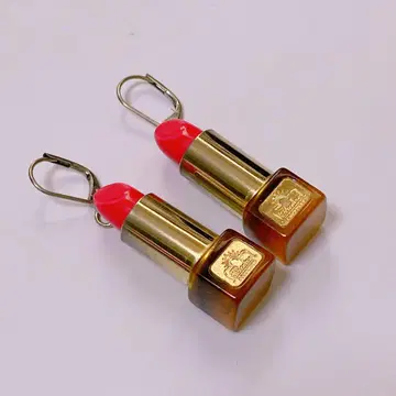 시어터프로덕츠 립 귀걸이 red