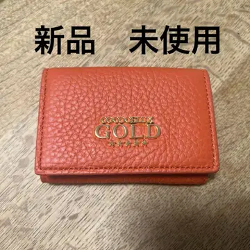 cococelux GOLD 3단 폴더형 지갑 오렌지