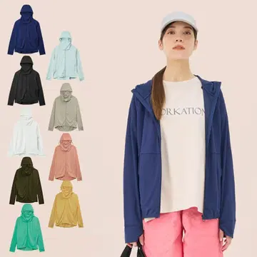 쿨 UV 페이스 가드 후드티