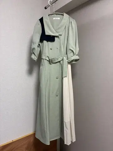 그린 셔츠 원피스 S 사이즈