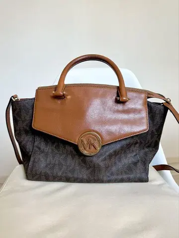 Michael Kors 브라운 토트백