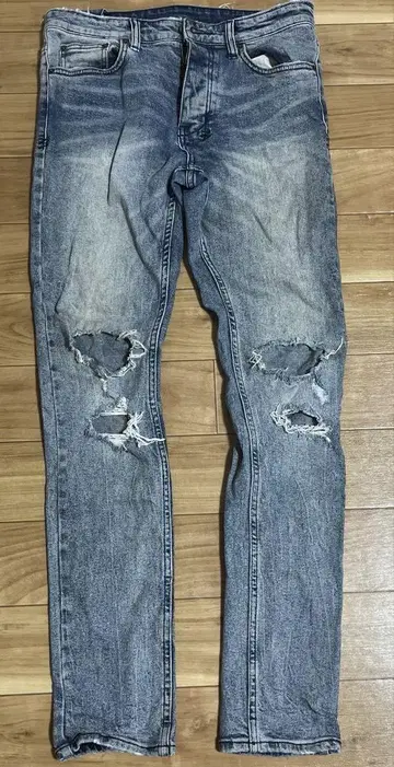ksubi 스키니 데님 30" 데미지 가공