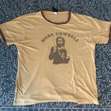 USA제 More Cowbell 링거 티셔츠