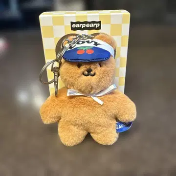 earpearp 곰 키링 모자 포함 약 10cm
