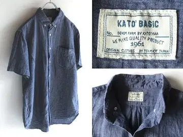 KATO' BASIC 카토 린넨 샴브레이 BD 셔츠 M